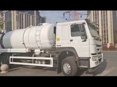 ปั๊มสุญญากาศ รถดูดสิ่งปฏิกูล, รถทำความสะอาดถังบำบัดน้ำเสีย 16CBM LHD 290HP