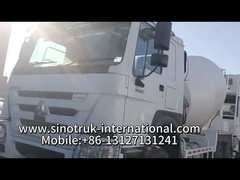 แรงม้าสูง 400HP การบริโภคน้ํามันต่ํา HOWO รถบรรทุกผสม 6-12CBM LHD 6×4 10ล้อ