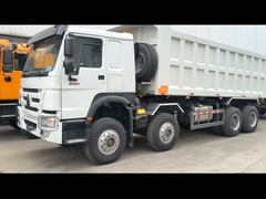 SINOTRUK RED HOWO 400HP 8 × 4 TIPPER รถบรรทุกขยะ LHD