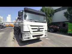 SINOTRUK HOWO รถบรรทุก SINOTRUK เครื่อง 371HP 6 × 4 LHD ขาว 19-20CBM การยกกลาง