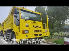 รถบรรทุกดัมพ์ Sinotruk พร้อมเครื่องยนต์ 430HP รุ่นขับเคลื่อน 6x4 และกล่องสินค้าความหนาด้านล่าง 16 มม.