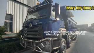 Sinotruk HOHAN รถดัมพ์ 8x4 โรงไฟฟ้า