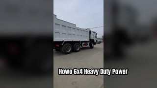 รถดัมพ์ Sinotruk Howo 6x4 มือสอง 371HP สำหรับงานหนัก
