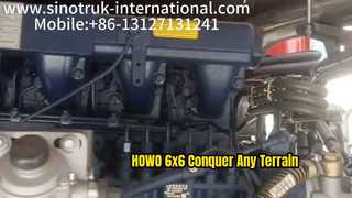 HOWO 6x6 รถดัมพ์พิชิตภูมิประเทศที่ยากลำบาก