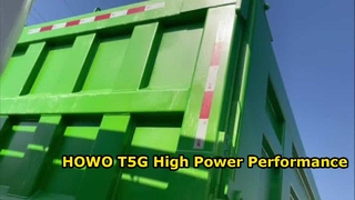 HOWO T5G รถดัมพ์ 340HP ประสิทธิภาพที่เชื่อถือได้อันทรงพลัง