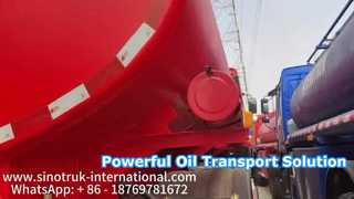 SINOTRUK HOWO 290 HP รถบรรทุกถังน้ำมัน